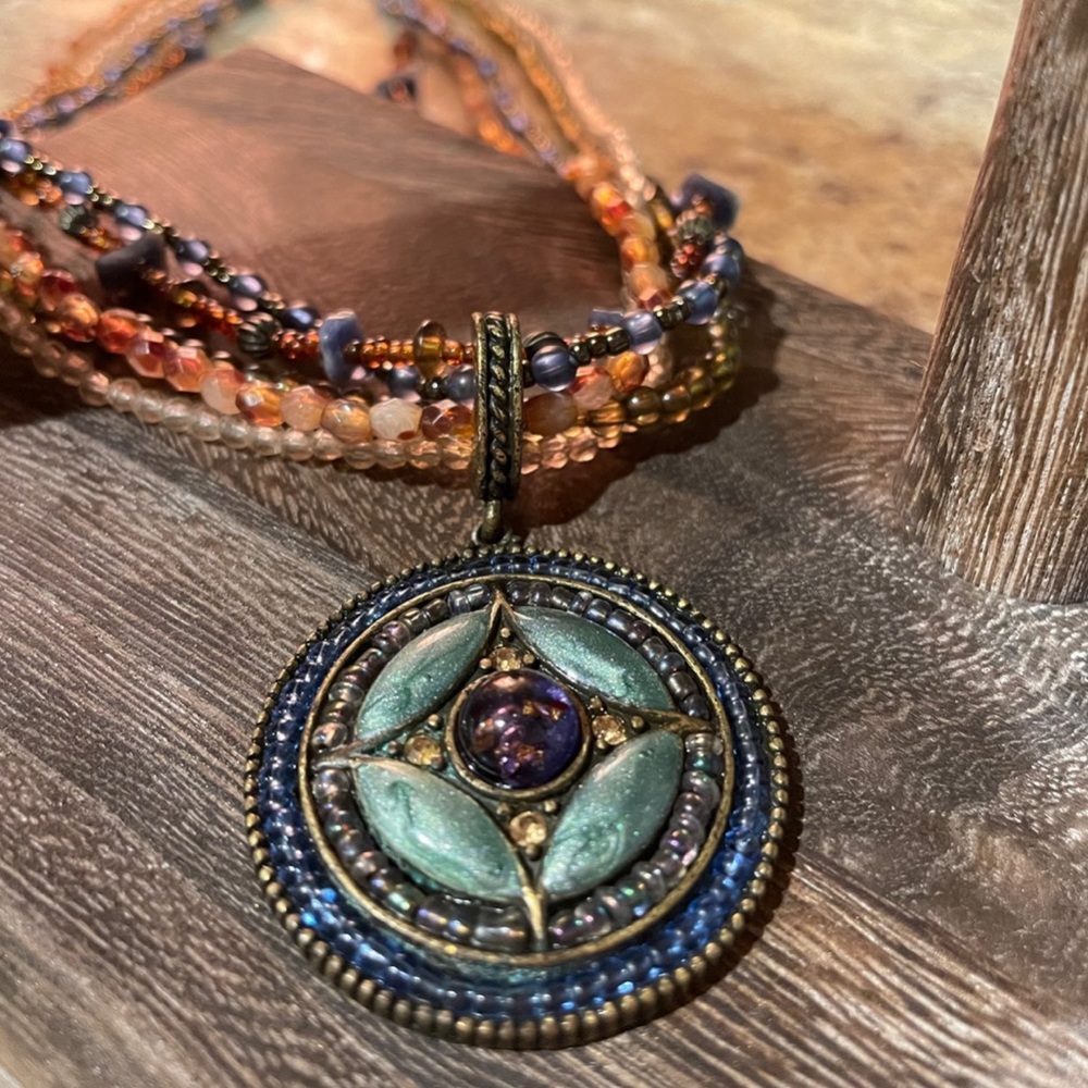 ♥️2/$15 Boho Pemdant Necklace